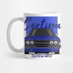 Front Blue Cortina MK3 Classic Mug